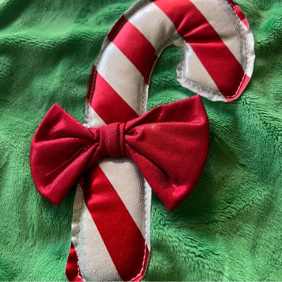 Candy Cane Cuddle Christmas Romper pole dance - Picture 3 of 7